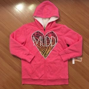 🎉HP🎉 Girls Mudd Jacket w/ Hood & Sherpa Interior